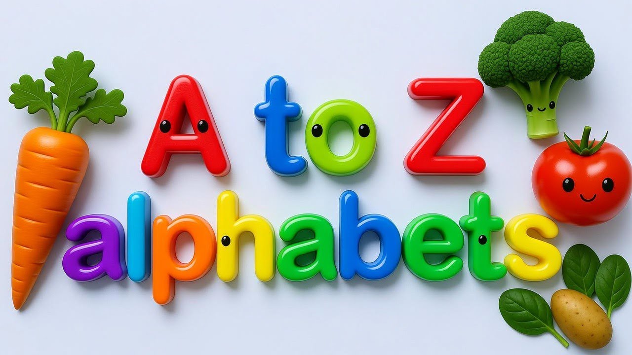 A to Z Vegetables for Kids in Hindi🥦 | Alphabet Learning | 