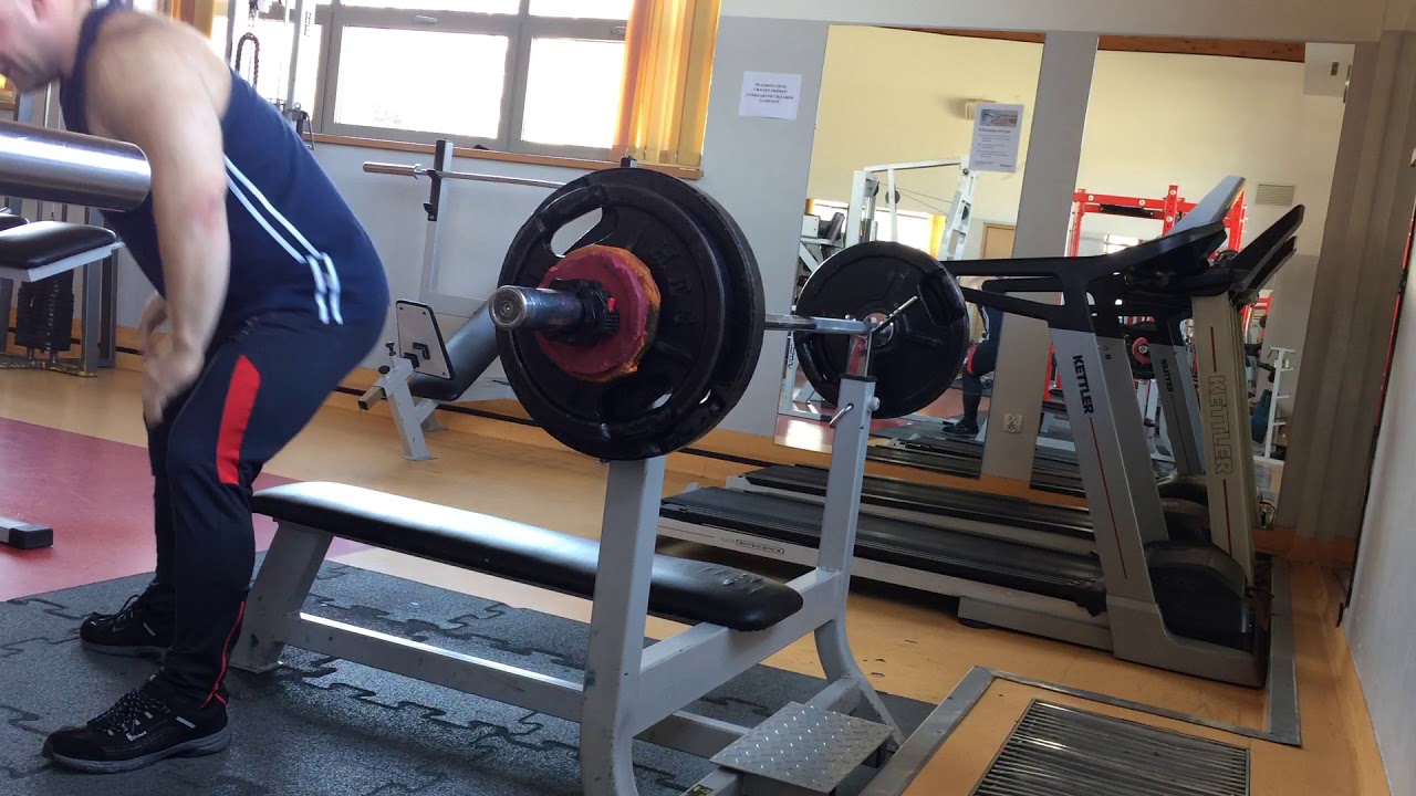 Marian Kamski. Treningowo 100 kg x 36 razy waga ciała na dziś to 98,5kg