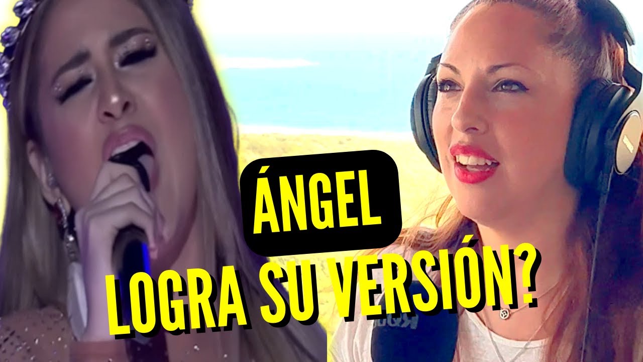 MAR RENDÓN | Canta bajo Presión su versión de ÁNGEL | Vocal Coach REACTION & ANALYSIS