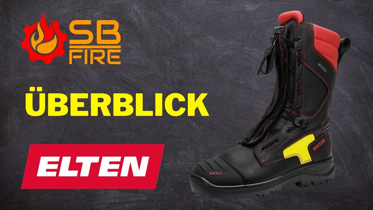 Überblick über die neue Serie der ELTEN Feuerwehrstiefel