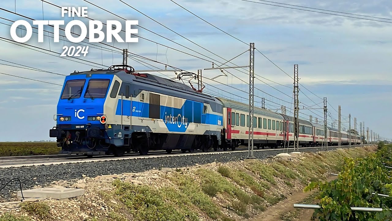 TRENI PASSEGGERI E MERCI IN TRANSITO SULL'ADRIATICA A FINE OTTOBRE! FRECCE, IC NUOVI, E464 ISOLATE..