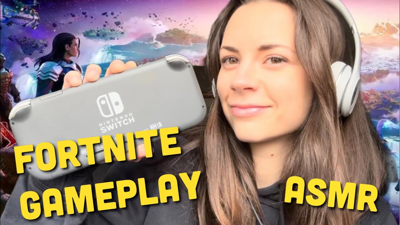 ASMR • Fortnite Gameplay with Nintendo Switch Controller Sounds