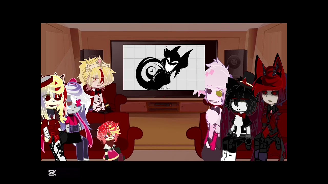 Hazbin hotel react to “Gossip” Alastor animation! Credits to - @lainyblue709 #viral#fyp#hazbinhotel 