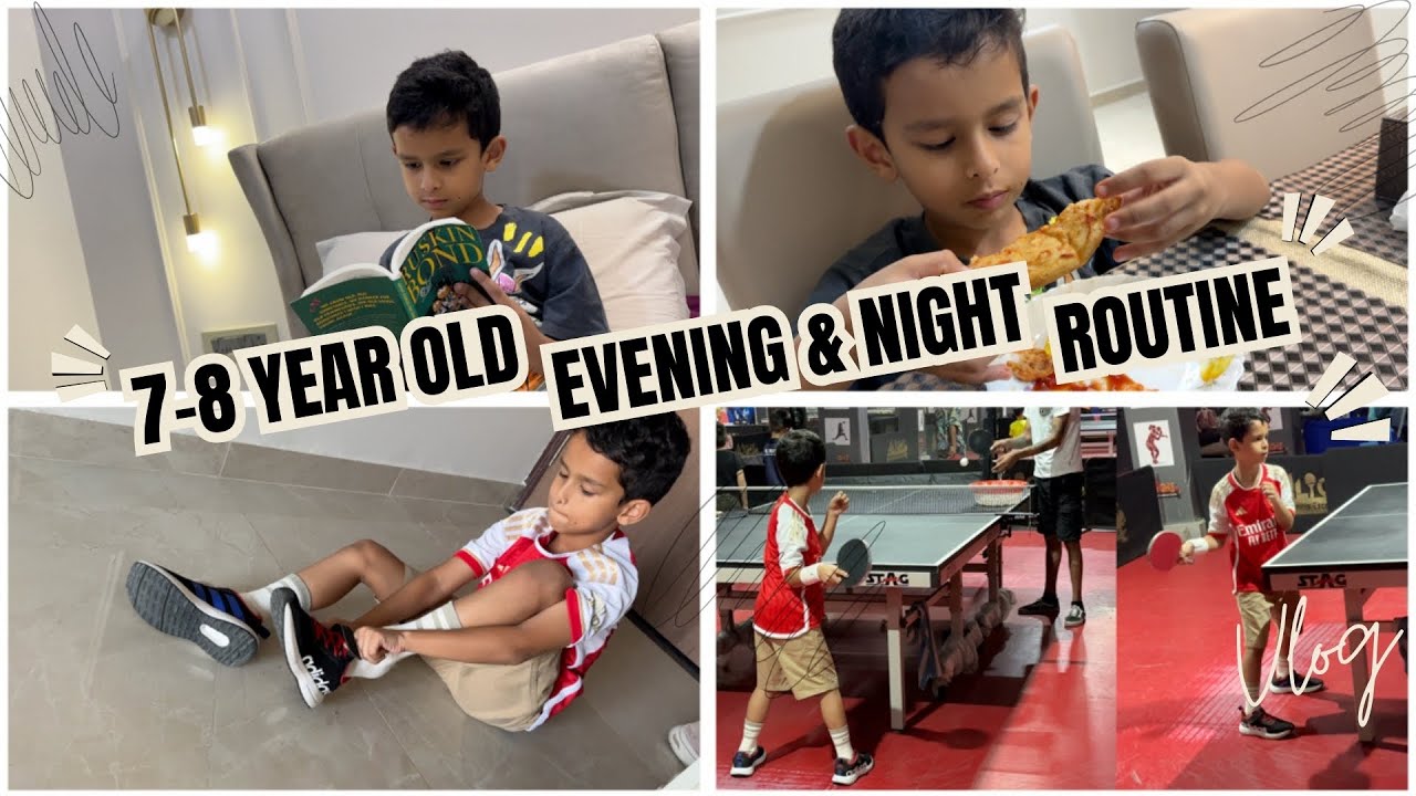 Evening & Night time routine for Kabir  | 7 Year Old Routine | 7 साल के बच्चे का  रात का रूटीन