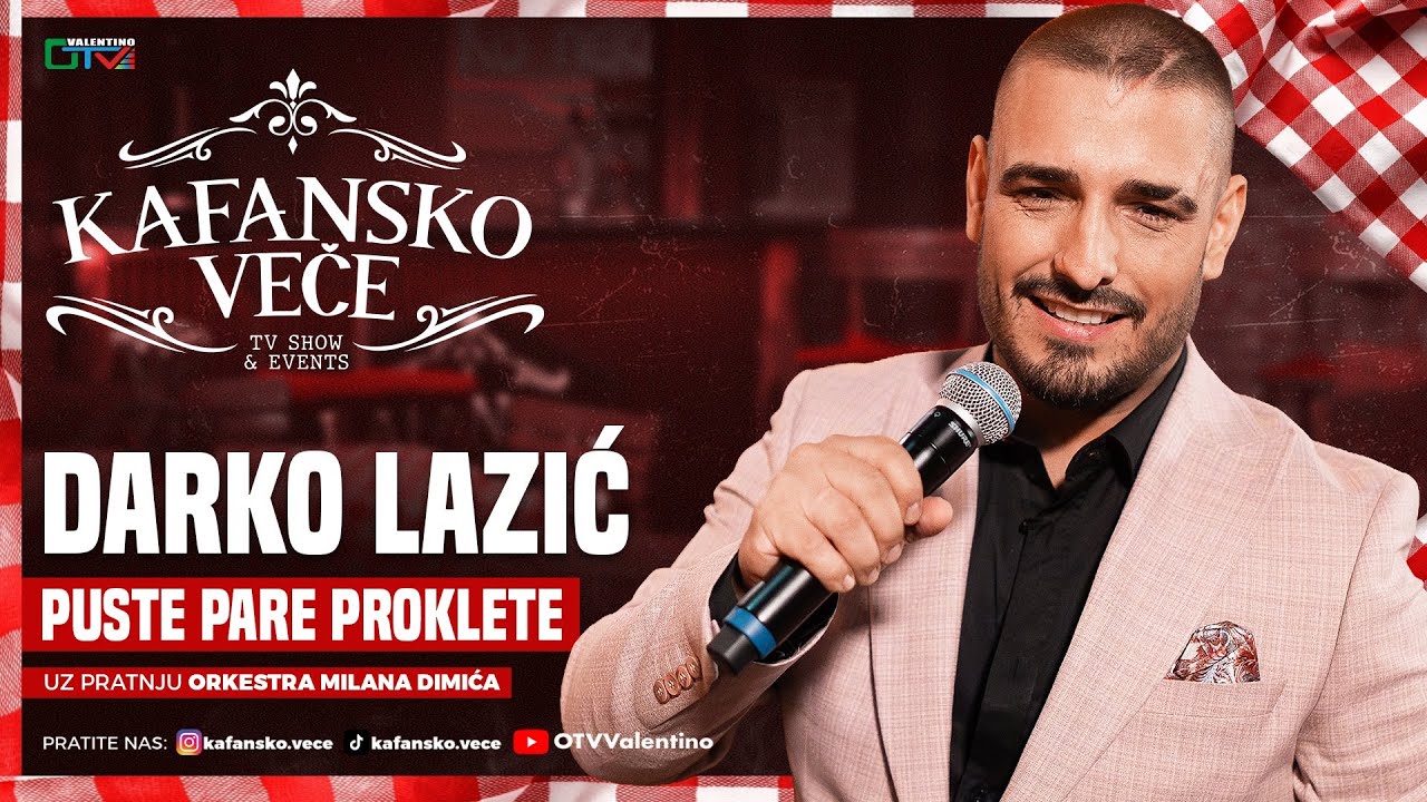DARKO LAZIC - PUSTE PARE PROKLETE | UZIVO | ORK MILANA DIMICA | 2025 | KAFANSKO VECE