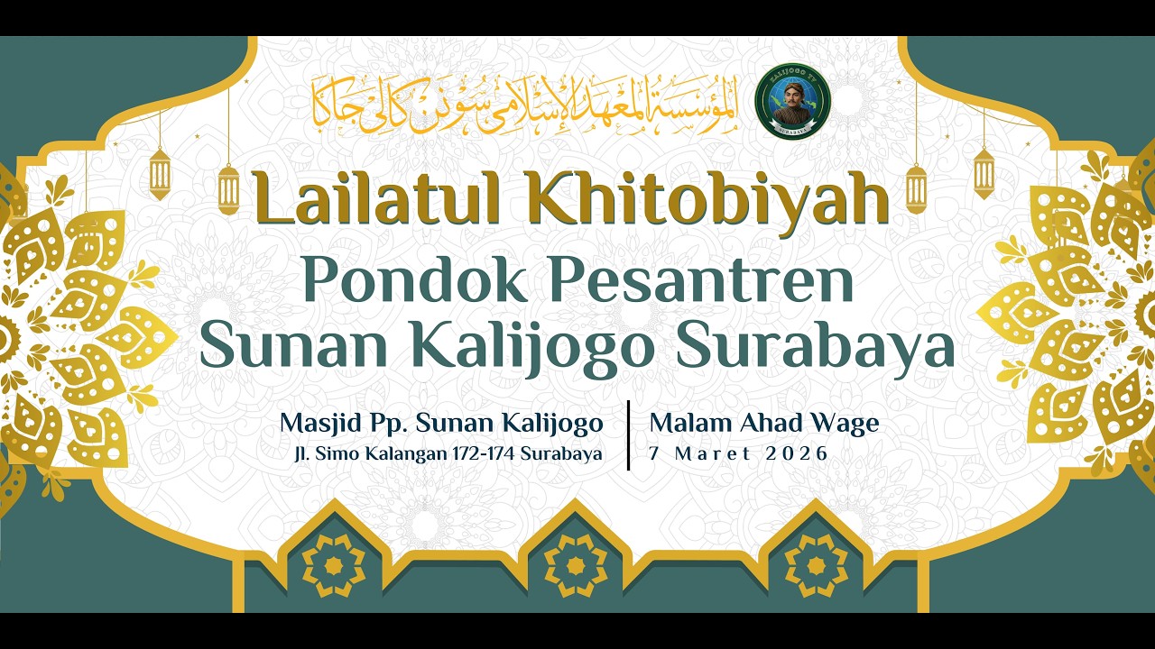 🔴(LIVE) Lailatul Khitobiyah | Rutinan Malam Ahad Wage