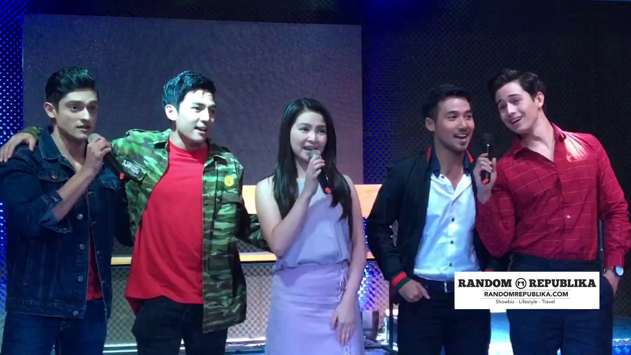 Barbie, Ken, Ivan, Jak, and Addy sing the Meant to Be theme song LIVE at the thanksgiving presscon