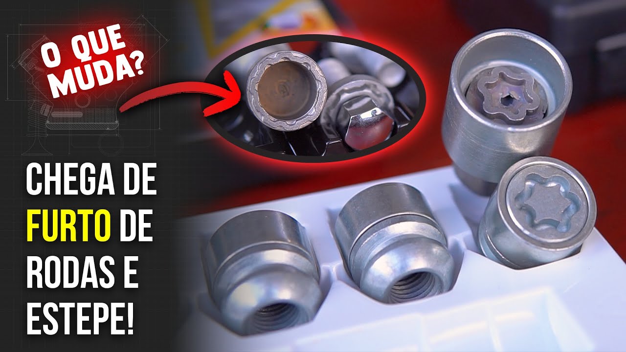 TUDO SOBRE parafusos Antifurto nas rodas: Modelos, funcionalidade e qualidade!