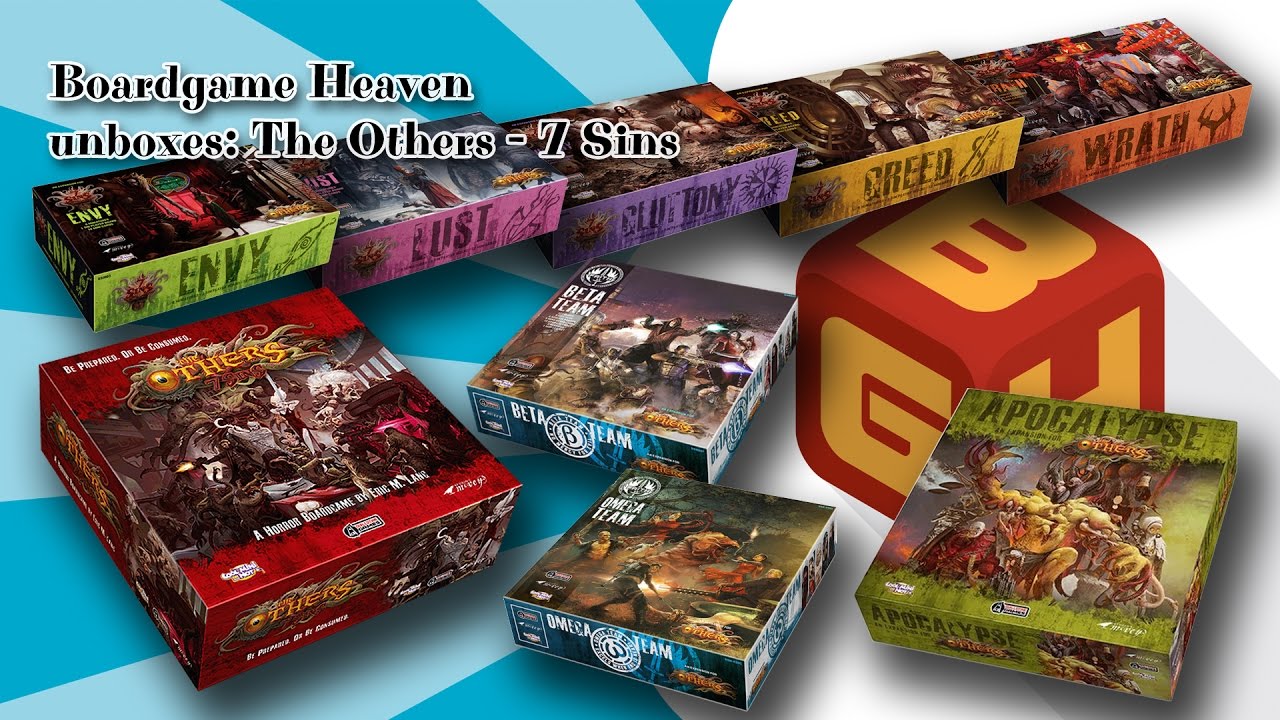 Board Game Heaven Unboxing 16: The Others - 7 Sins + expansion sets (CMON)