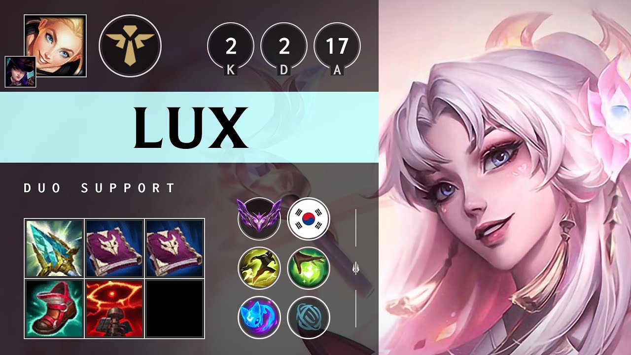 Lux Support vs Blitzcrank - KR Master Patch 25.21