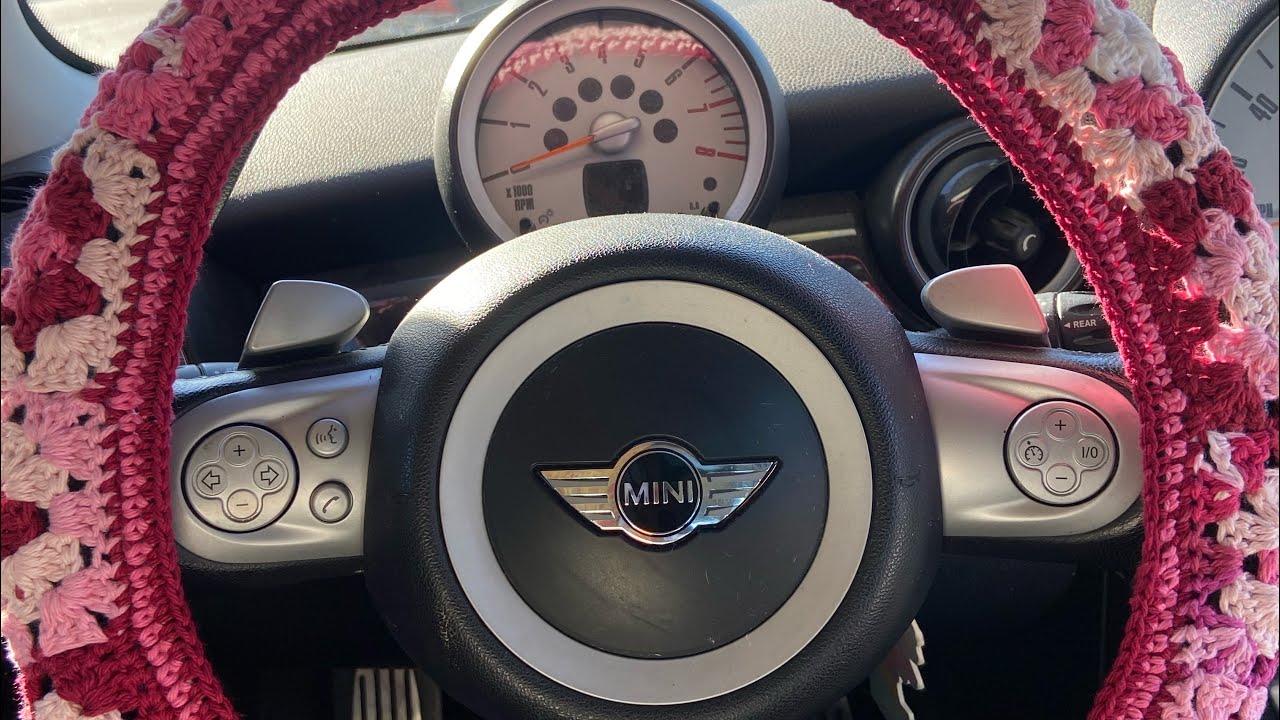 Make a steering wheel cover with me😍
