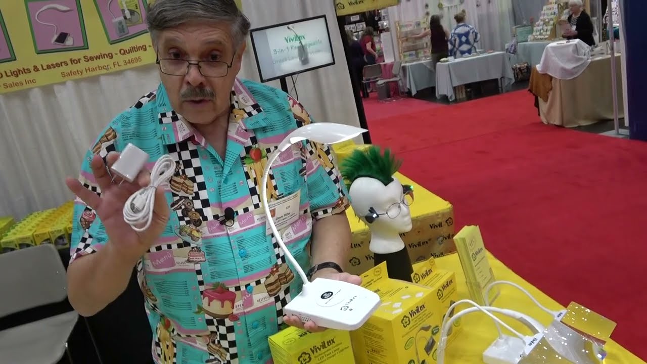 Vivilux Lights at the Houston Quilt Market 2022