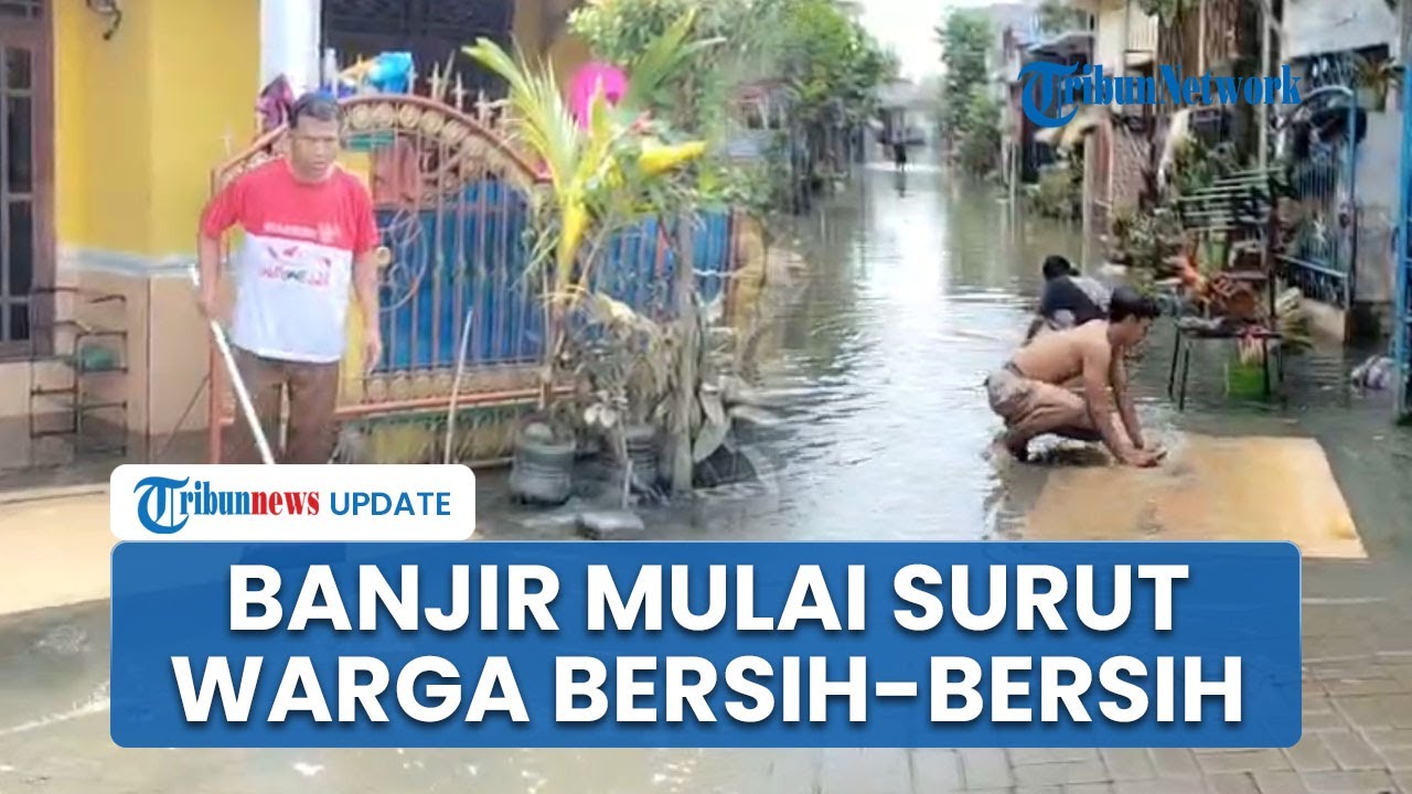 Banjir Mulai Surut, Warga Cikande Tangerang Minta Bantuan Tenaga untuk Bersih-bersih