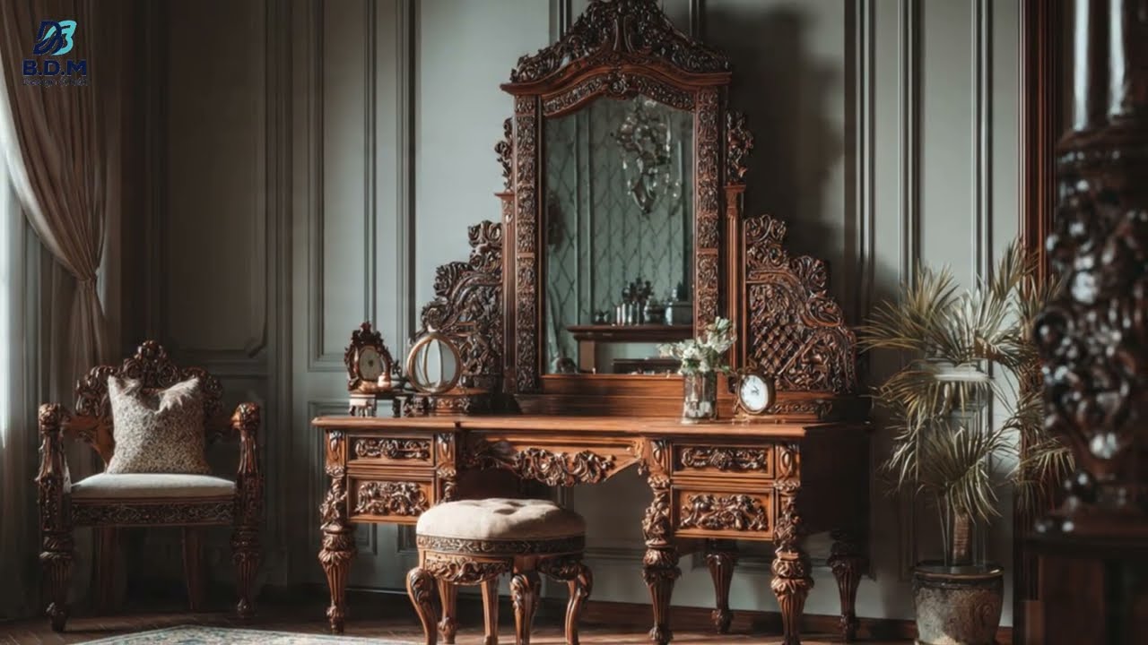 লাক্সারি ৩০+ মডেল ড্রেসিং টেবিল ডিজাইন😃Luxury Dressing Table Collection #interiordesign #woodworking