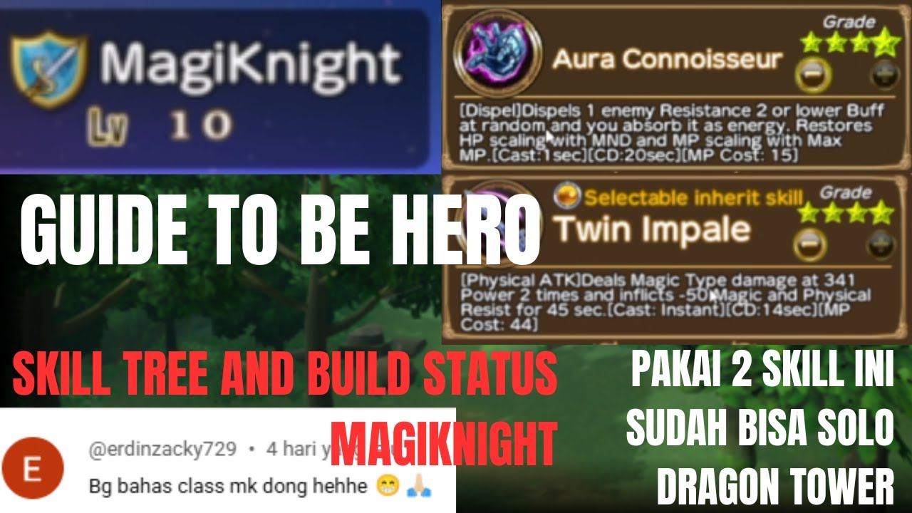 SKILL TREE N BUILD STATUS MK - GENSOKISHI ONLINE