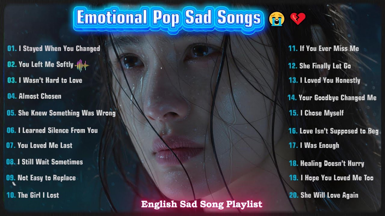 Emotional Pop Sad Songs 💔😭 | English Sad Song Playlist That Hits Deep
