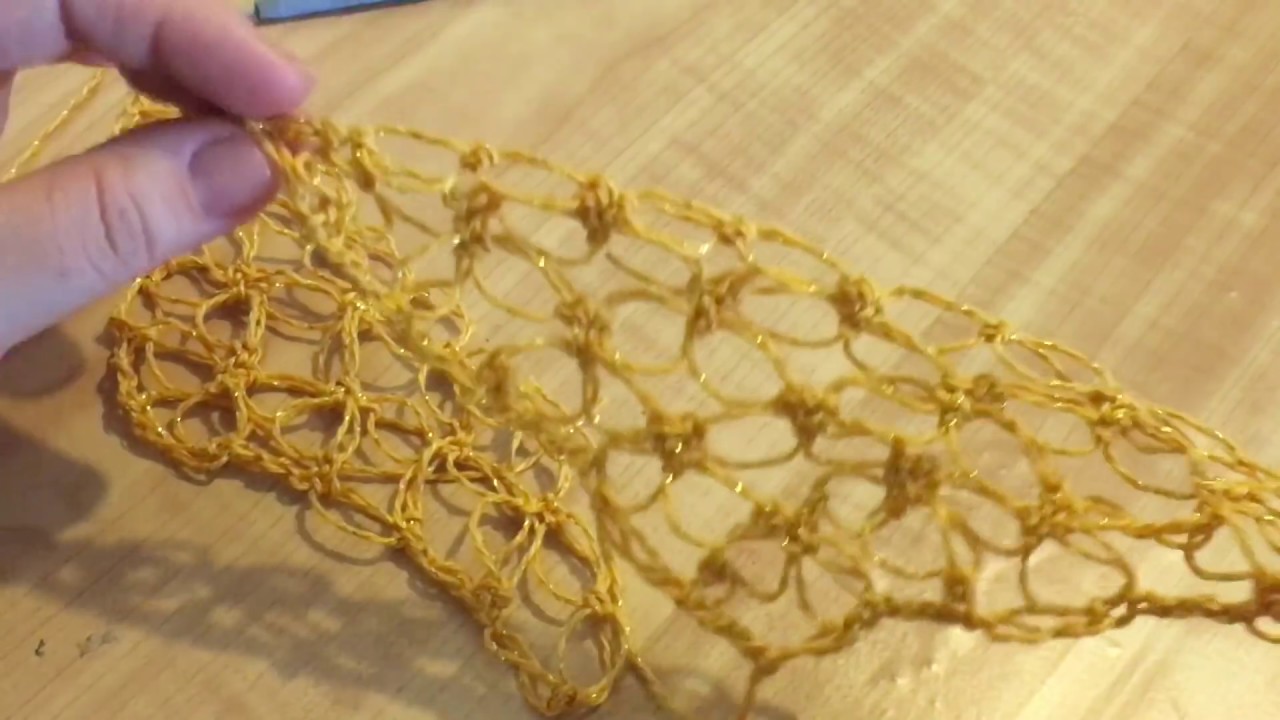 PONTO SEGREDO TRIANGULAR (para fazer um xale triangular)