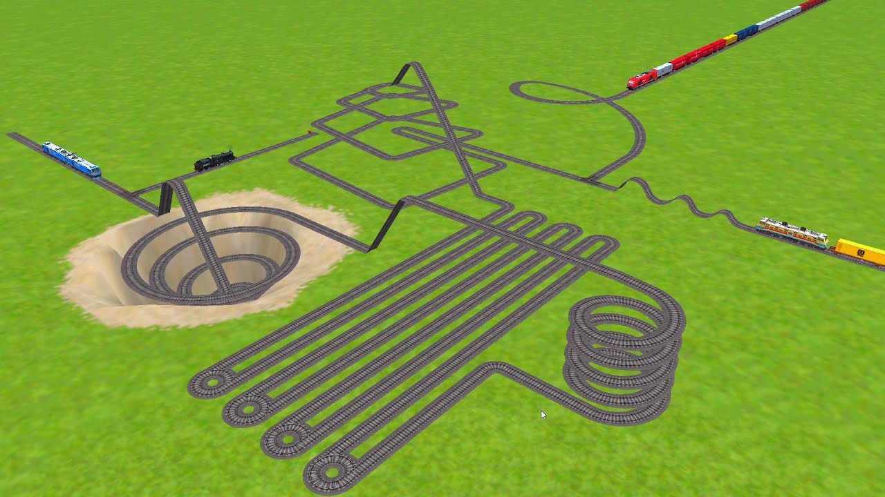 ALL TRAINS PASSING BY BUMPY RAILROAD RISKY RAILROAD TRACKS! 