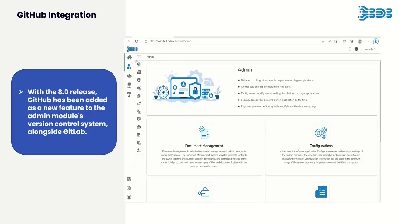 BDB Platform Features 8.0
