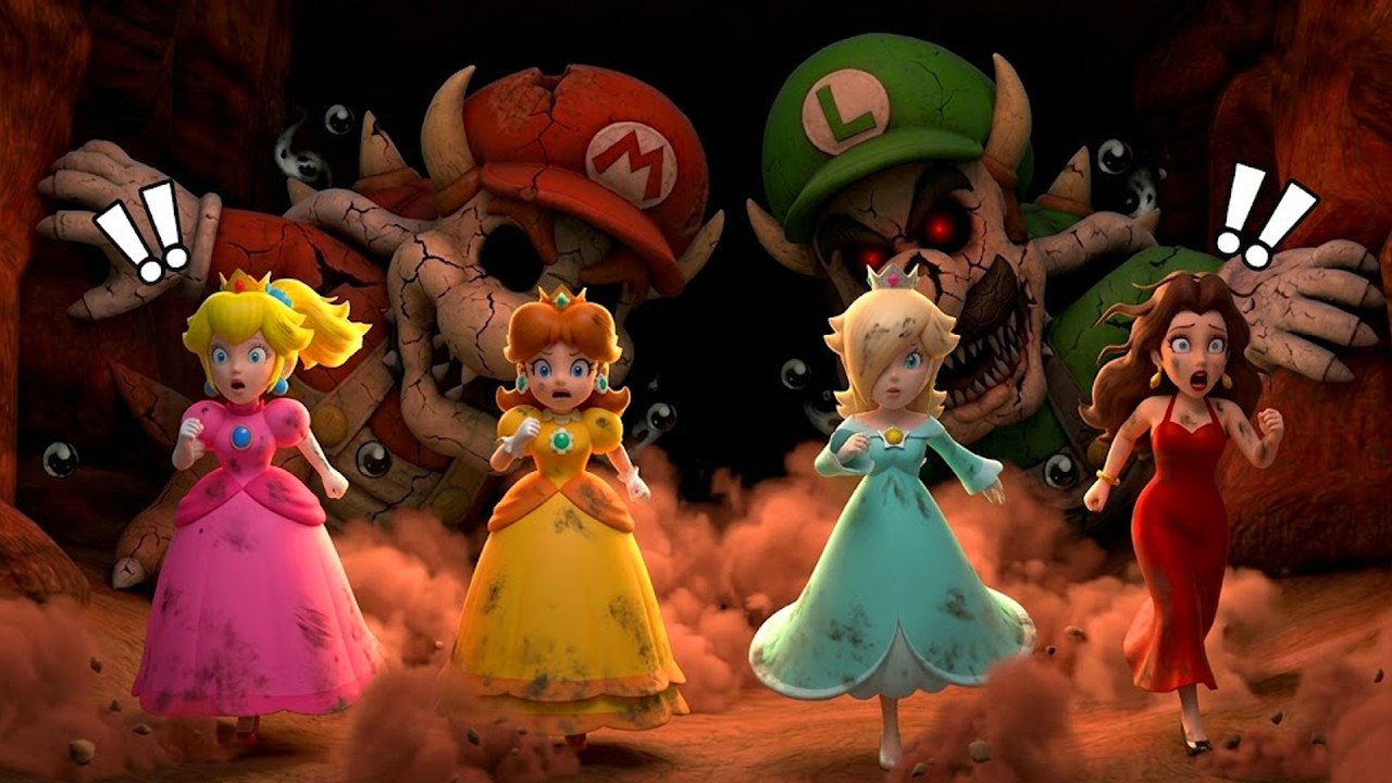 Super Mario Party Jamboree Princess Battle Chaos! Peach Vs Pauline Vs Daisy Vs Rosalina (Master CPU)