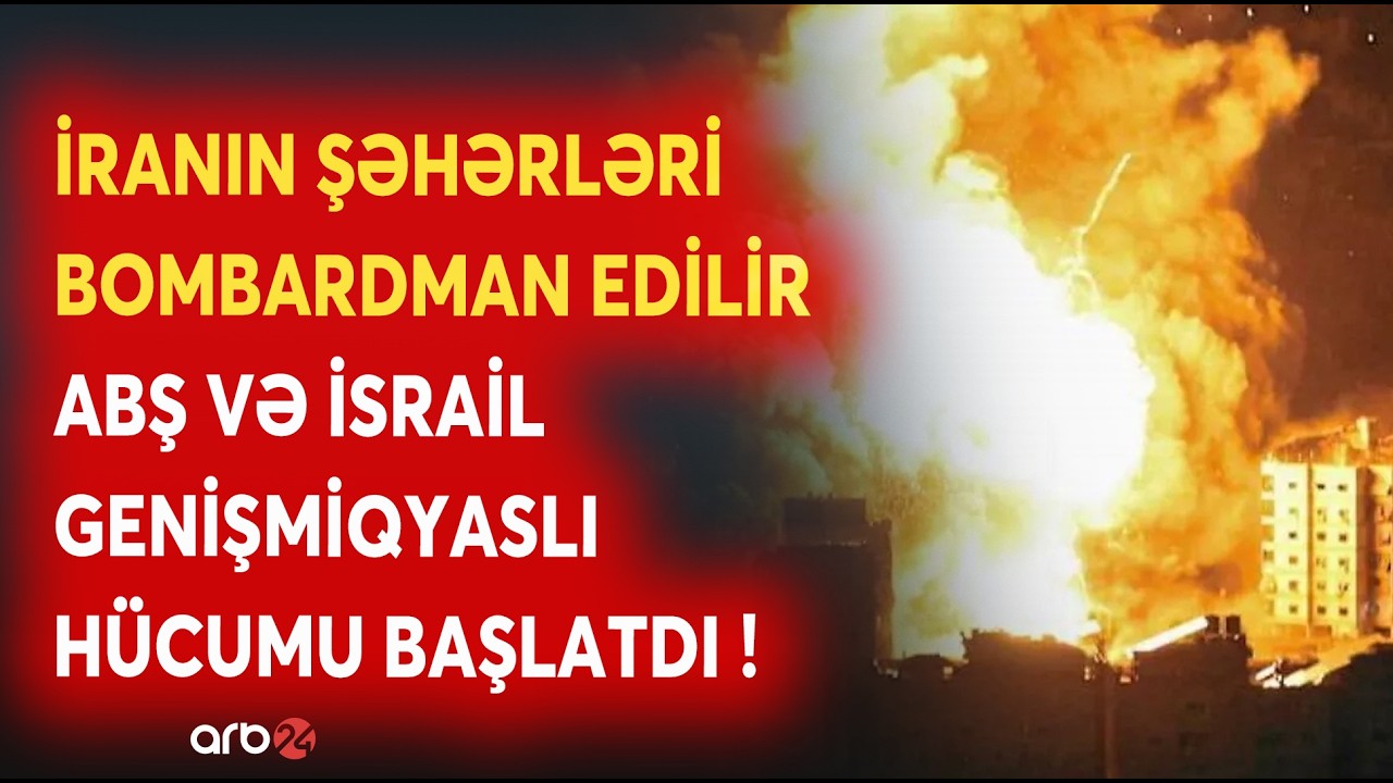 TƏCİLİ! İrana DAĞIDICI ZƏRBƏLƏR ENDİRİLİR: İsfahan RAKETLƏRLƏ VURULDU - ABŞ və İsraildən BÖYÜK HÜCUM