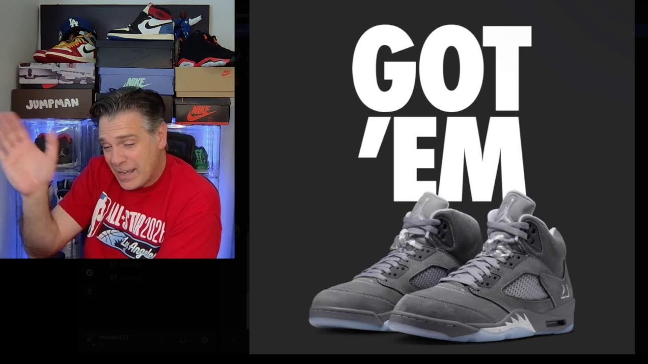 Live Cop:  Jordan 5 Wolf Grey Exclusive Access