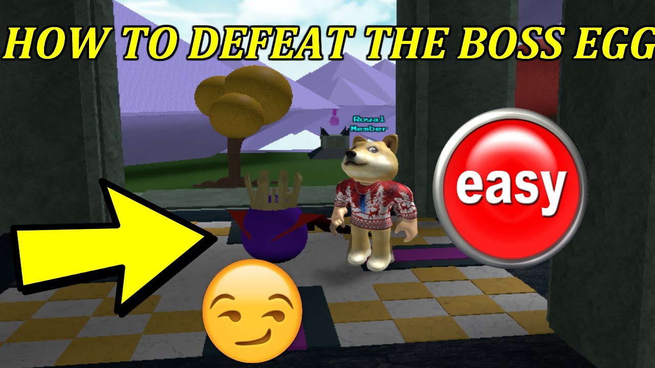 HOW TO DEFEAT THE EGG BOSS | Roblox Build A Boat