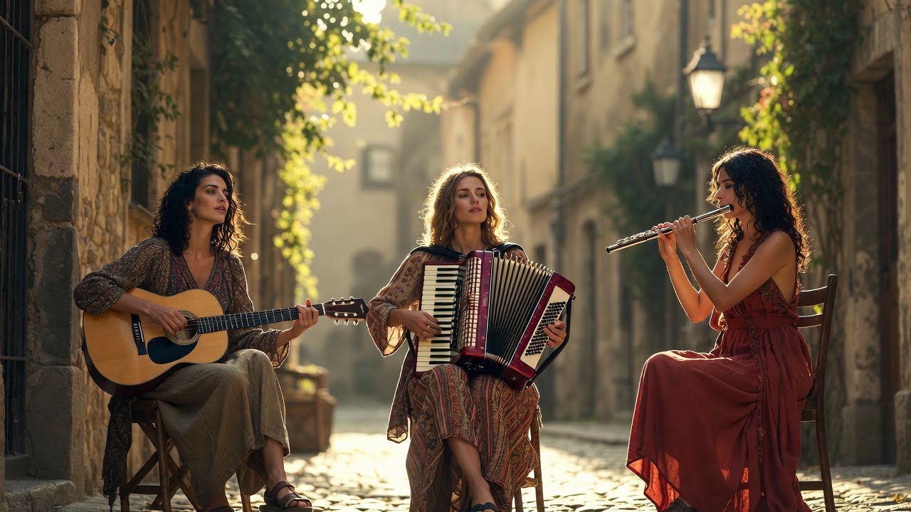 Melt All Stress Away – Relaxing Flamenco Guitar, Accordion & Irish Flute