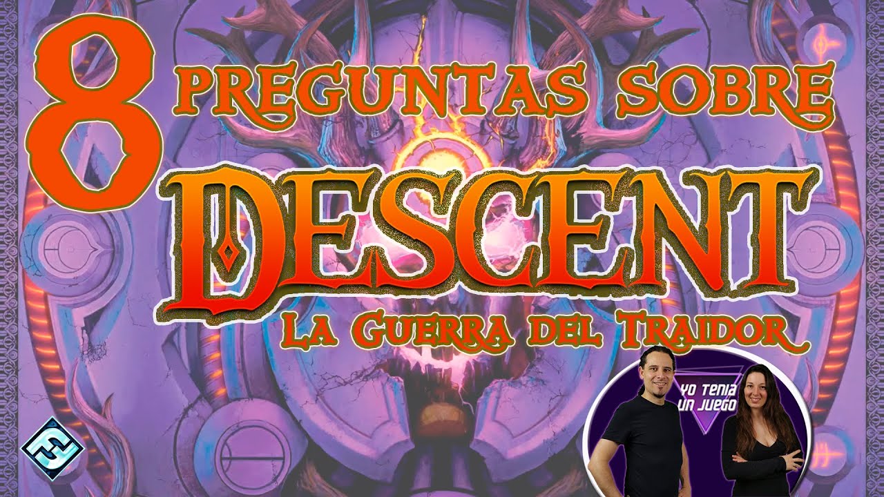 DESCENT Leyendas De Las Tinieblas Acto 2: LA GUERRA DEL TRAIDOR - 8 Preguntas (Juego de mesa) 🎲