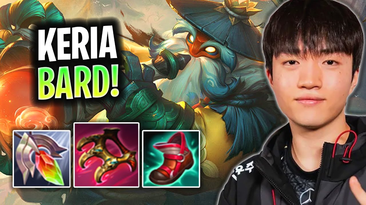 KERIA IS A BEAST WITH BARD! | T1 Keria Plays Bard Support vs Pyke!  Season 2025