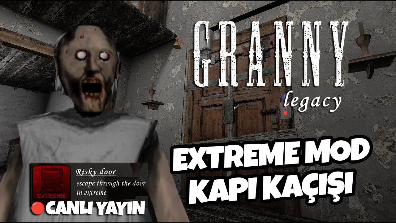 EXTREME MOD KAPI KAÇIŞI BAŞARIMINI YAPIYORUZ!  - Granny: Legacy 🔴CANLI YAYIN