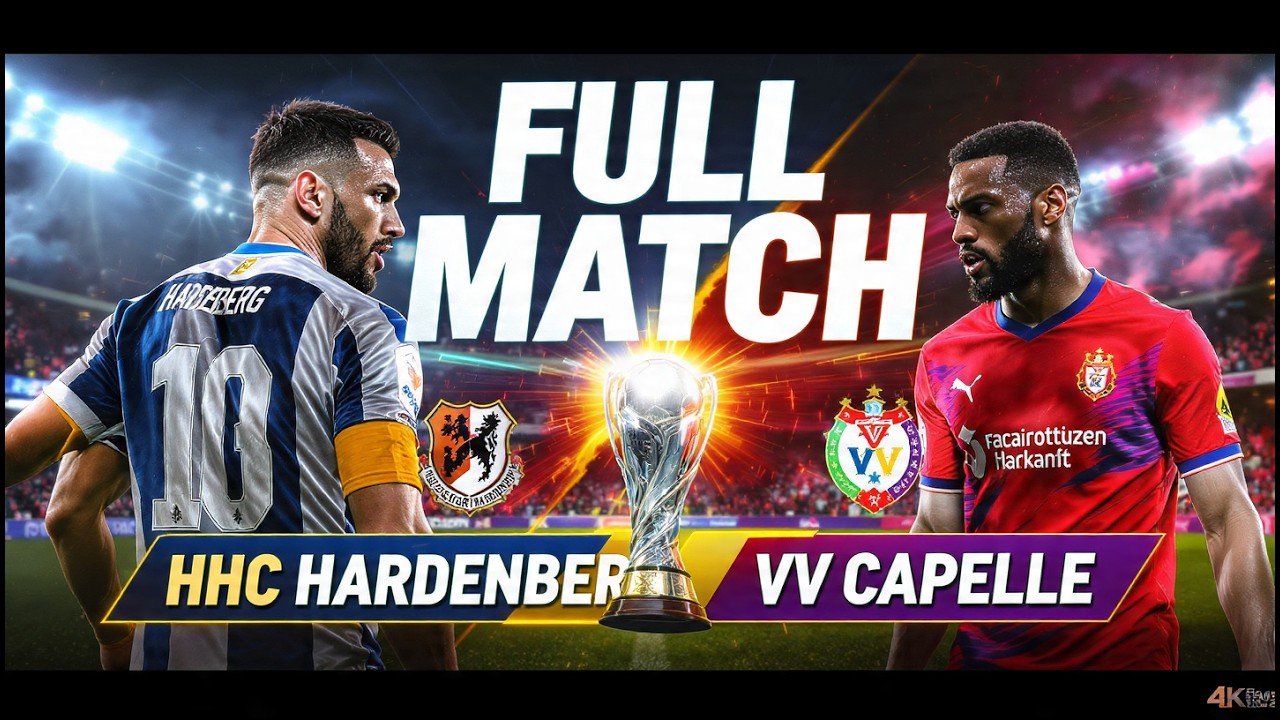 HHC Hardenberg vs. VV Capelle full match KNVB Beker 2021-2022