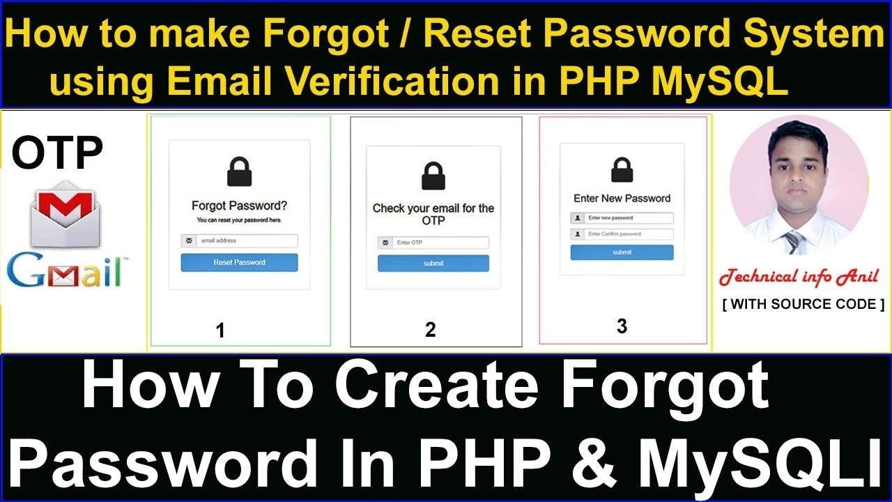 Forgot / Reset Password  PHP Hindi  [WITH SOURCE CODE ]