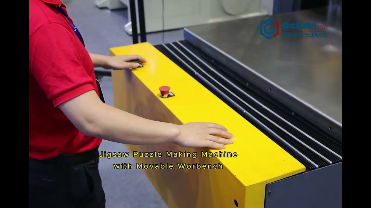 Jigsaw Puzzle Making Machine with Movable Workebnch Hydraulic Press Solution & Manufacturer