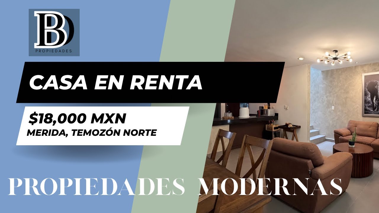 Townhouse en renta en Temozón Norte, Mérida