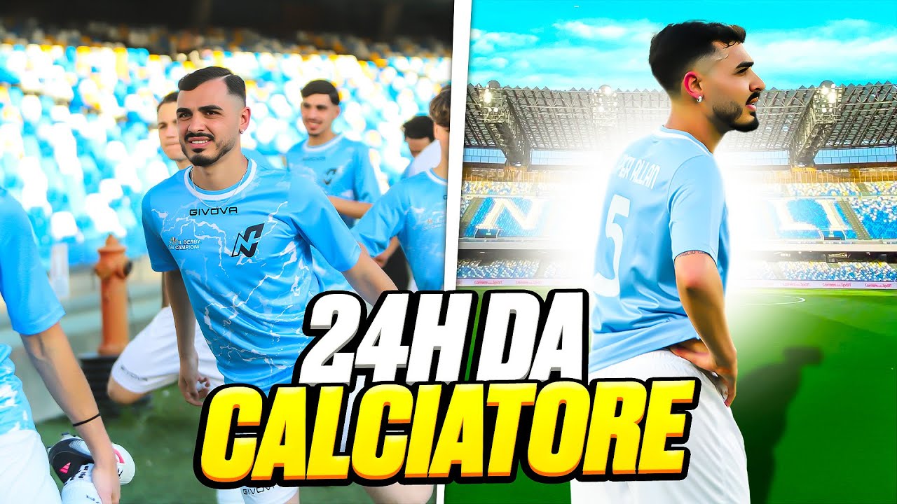 ⚽️ 24 ORE DA CALCIATORE PROFESSIONISTA