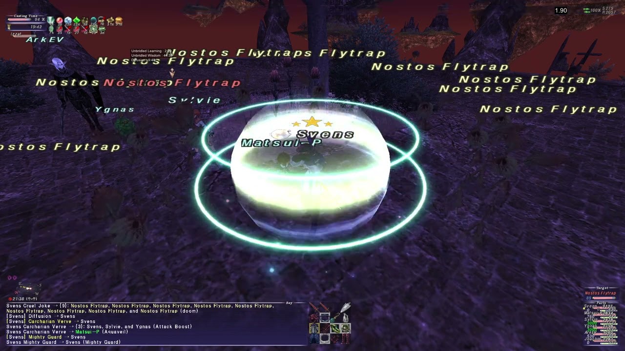 FFXI - Solo Odyssey segment farming - BLU Cruel Joke method