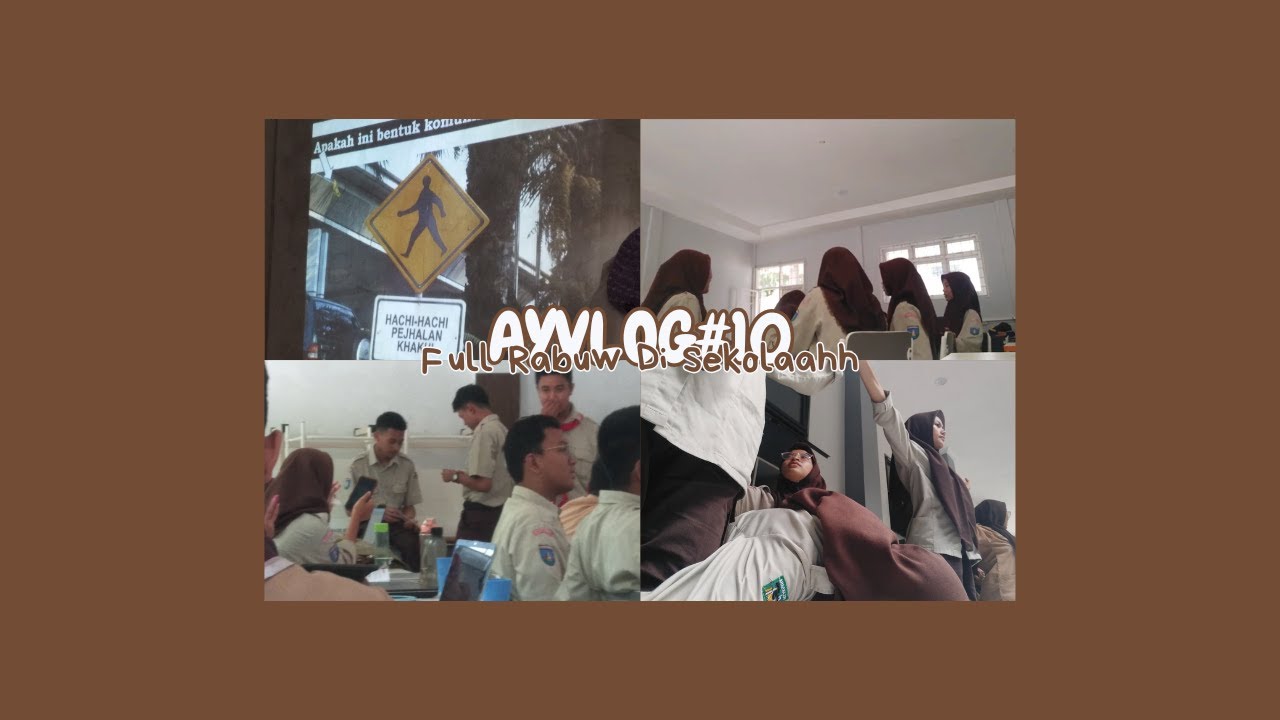 Full Rabuw Di Sekolaahh🥱😴| AyVlog #10