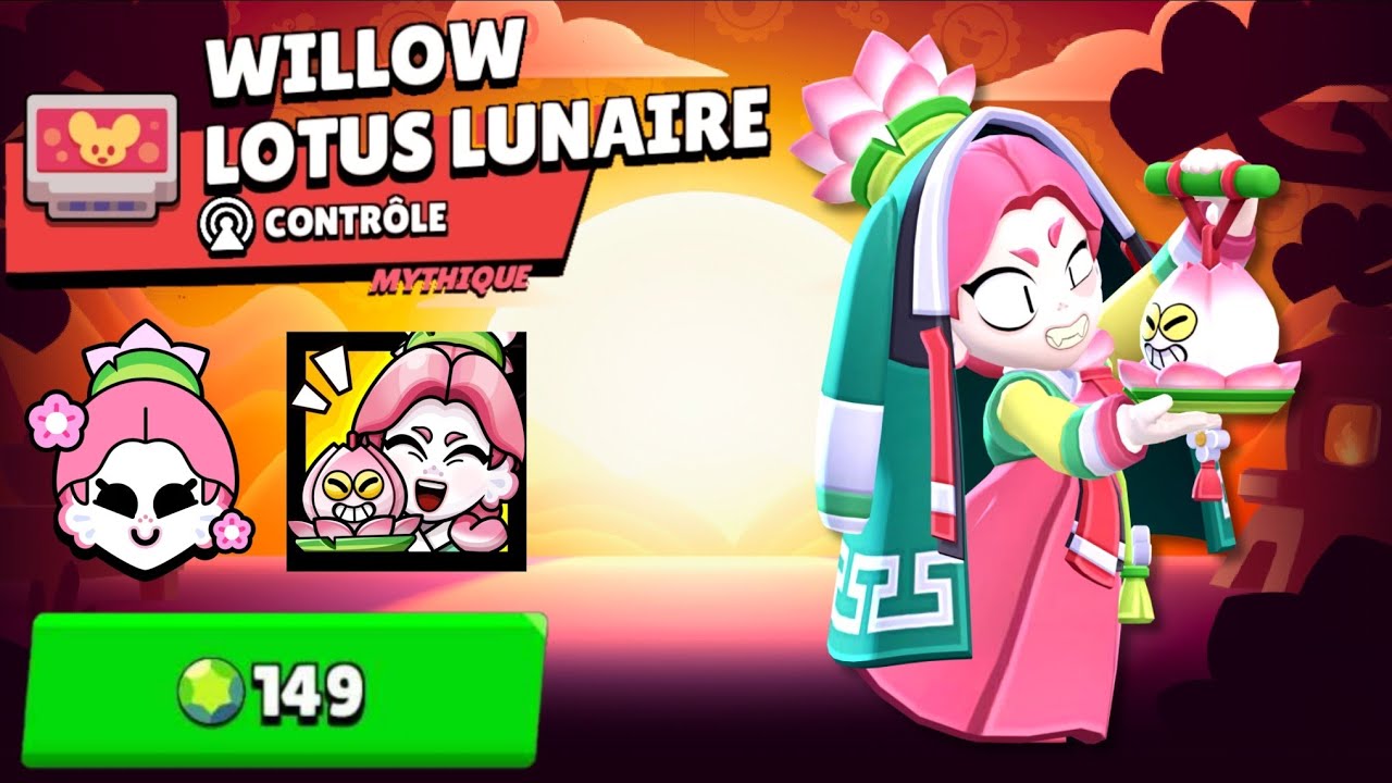 Brawl stars | J'achète Willow lotus lunaire