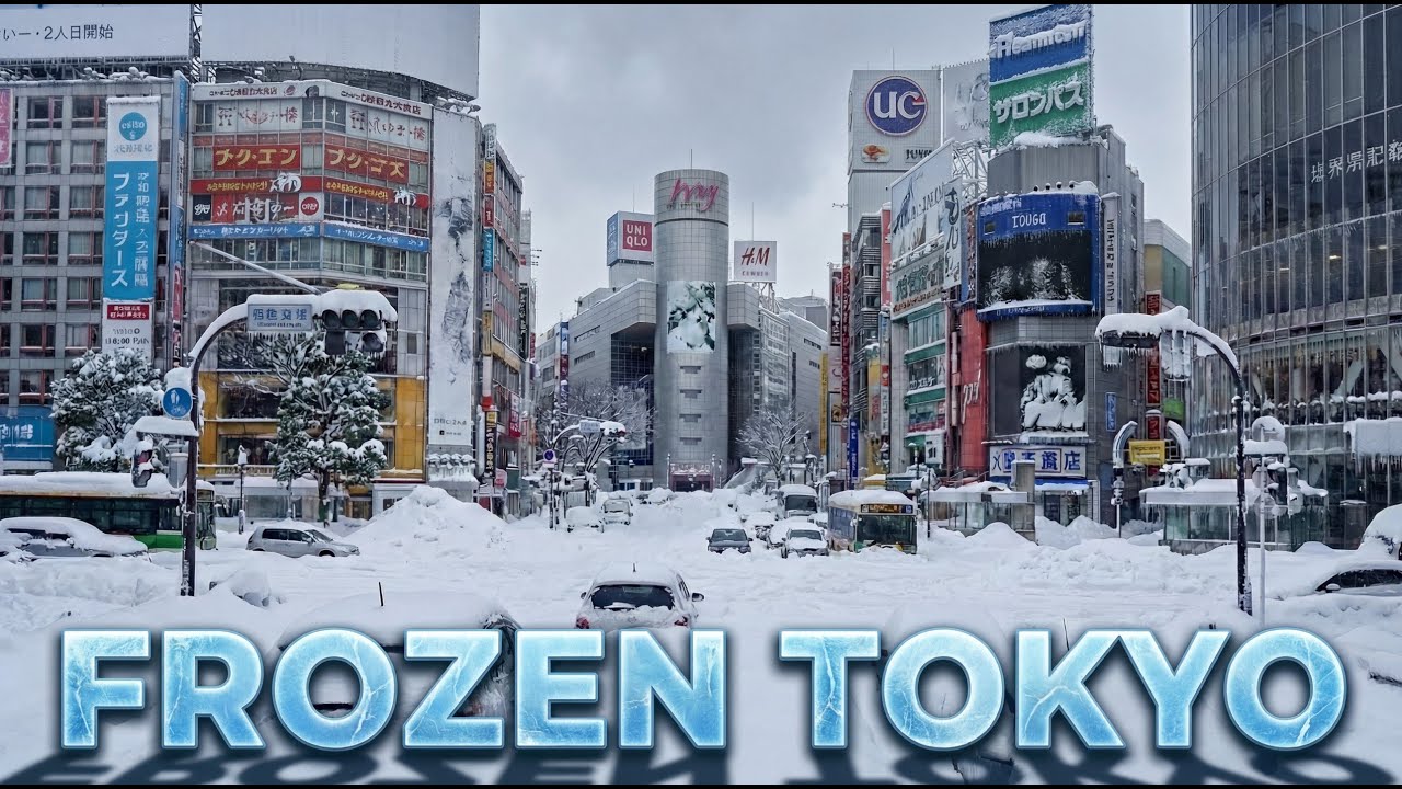 A Silent Walk Through Frozen Tokyo | STILLWORLD