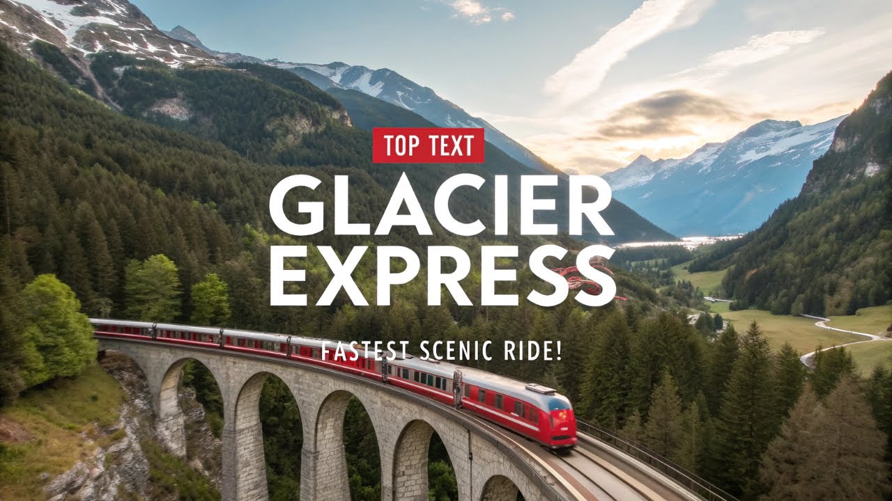 🚂 Glacier Express: Switzerland’s Scenic Fast Ride!