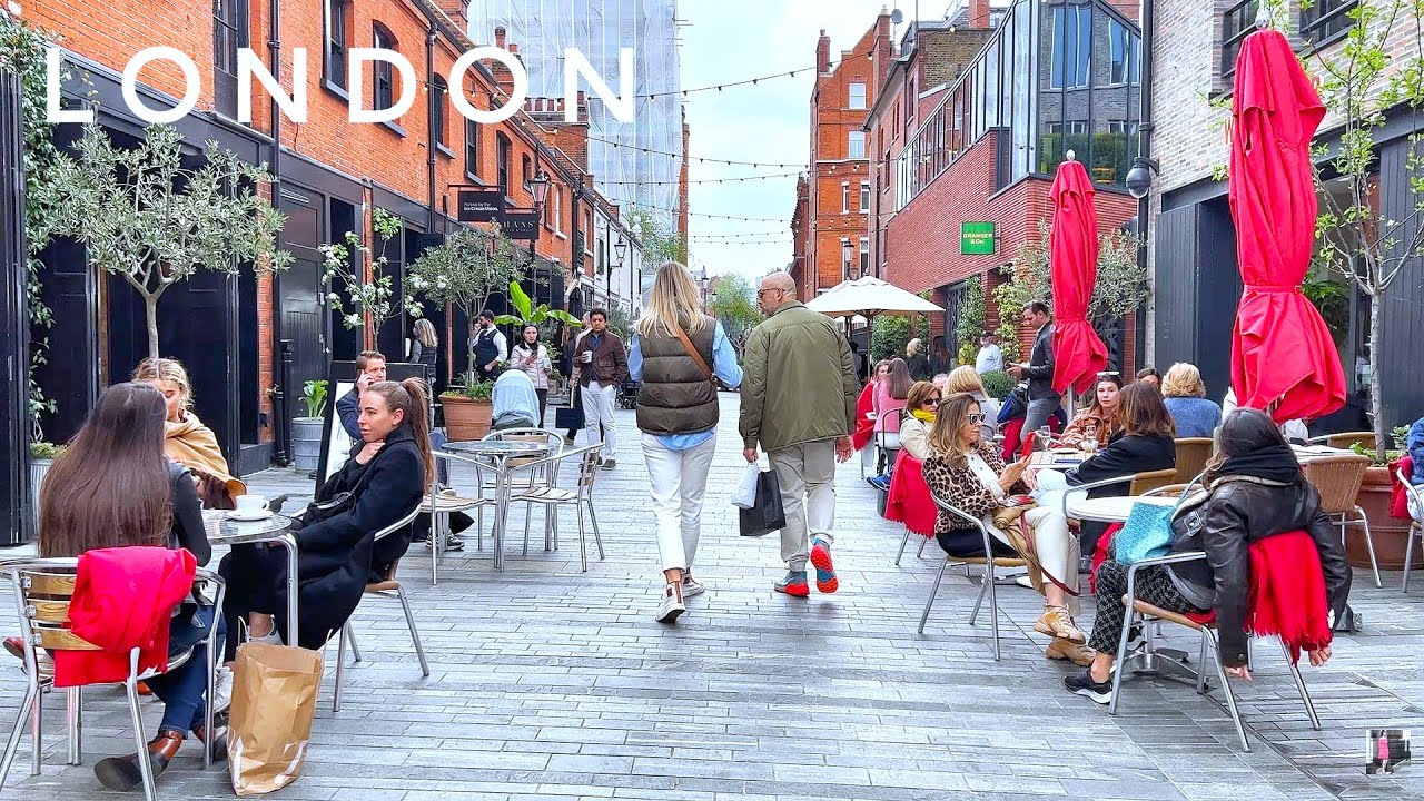 London City Walk - Chelsea London Walking Tour - Sloane Square & Belgravia - London View [4K HDR]