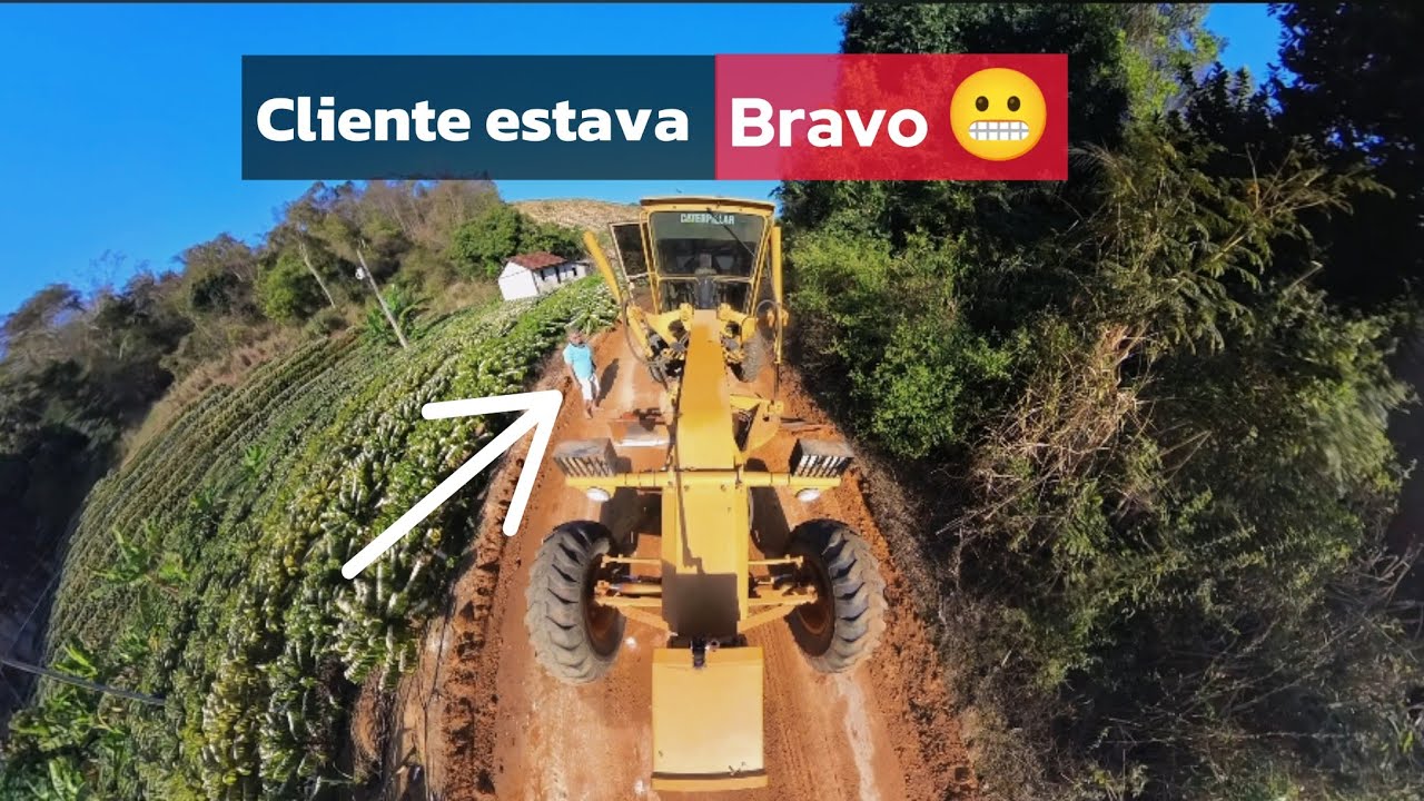 Fiz 2 Quebra-Molas com a Motoniveladora Caterpillar 120K | Terraplanagem na Pr&aacute;tica!