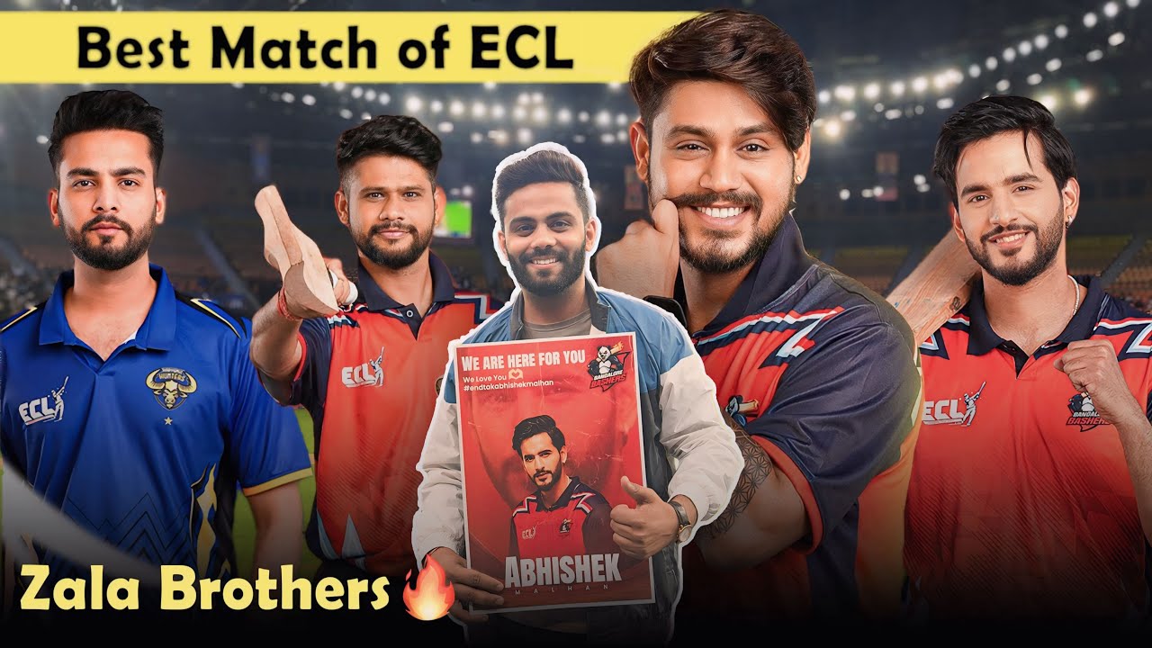 Zala bhai ka Last Ball Six 🤩| Bangalore Bashers vs Haryanvi Hunters ECL Season 2 Vlog 🏏