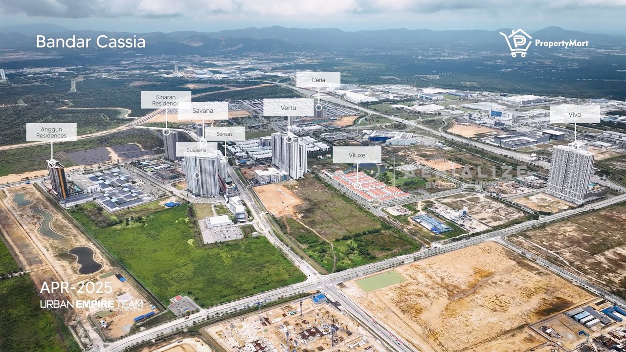 Batu Kawan from the Sky | Full City Masterplan & Future Development Tour (Q2 2025)