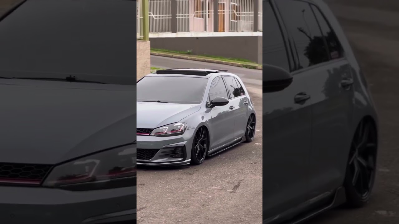 Golf cinza rebaixado