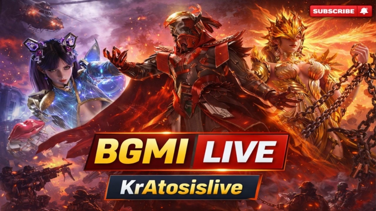 BGMI LIVE | Rush Gameplay | 1v4 Clutches | KrAtosislive #shortsfeed #live