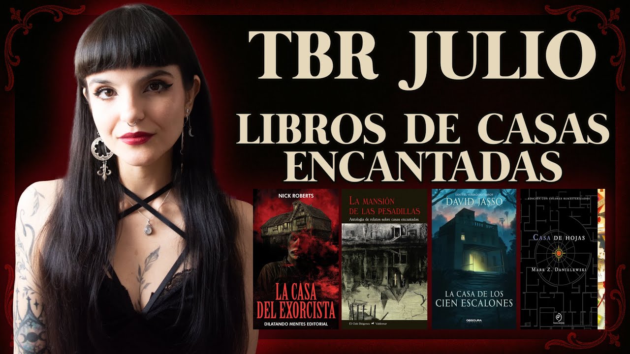 Novelas de TERROR con CASAS ENCANTADAS 📚👻 MI TBR DE JULIO | moonlight books