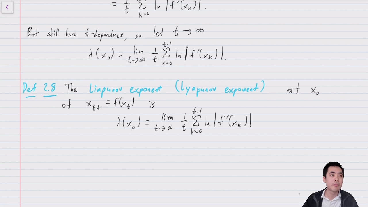 MATC58 Lec 2.7c: liapunov exponents