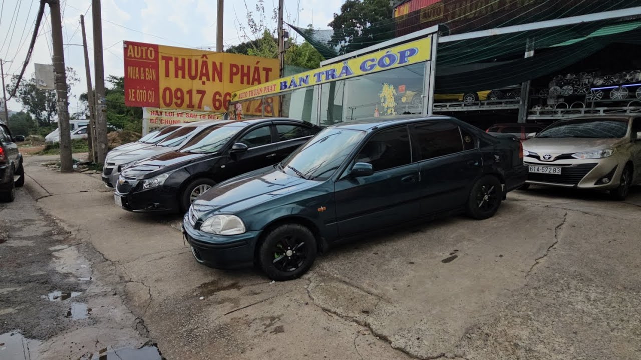lại về 1 siêu phẩm honda civic 1996 bao quay đầu thoải mái lh0917666728 hàng sưu tầm nhen quý vị ơi
